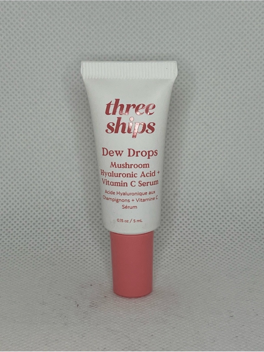 Three Ships Dew Drops Mushroom Hyaluronic Acid Vitamin C Serum 0.15oz/5ml Travel
